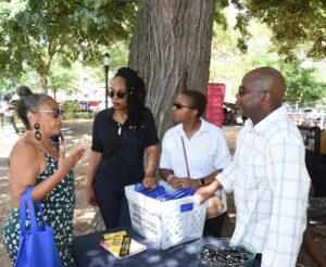 Don, Lisa, Antoinette Neil talking mental health to guest