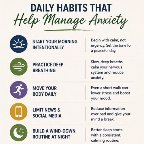 Daily Habits that help manage stress