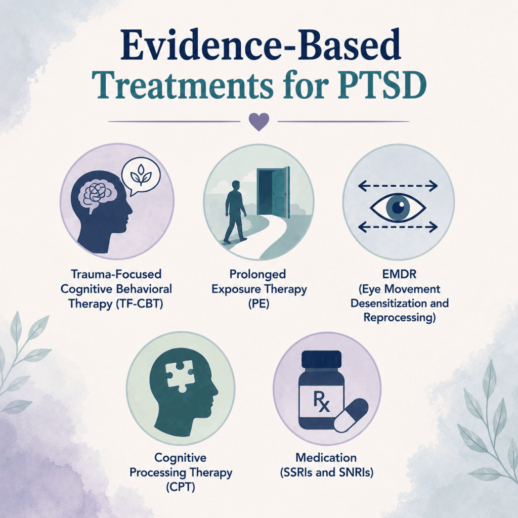 Evidence Base treatments for PTSD