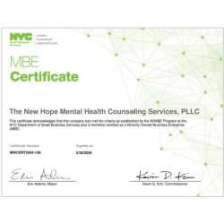 NYC Minority Business Certificate